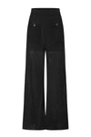 INTO THE EAST 25 Autumn/Winter Khaki Gray/Black Knitted Hollow Straight Pants ITE-E1DGSS021BL20PT-HEI Black (E1DGSS027CM20PT)